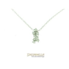 BLISS collana oro bianco e pendente pavè diamanti referenza 1382200 new